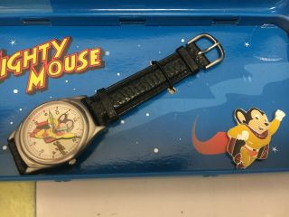 Mighty Mouse Unisex Fossil Watch With Certificate Of Authenticity.