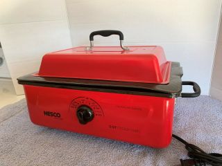 Nesco Everyday 5 Or 4 Quart Roaster Oven 4815 RED 3