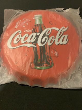 Coca - Cola Bottle Cap Tin Metal Sign,  16” Diameter