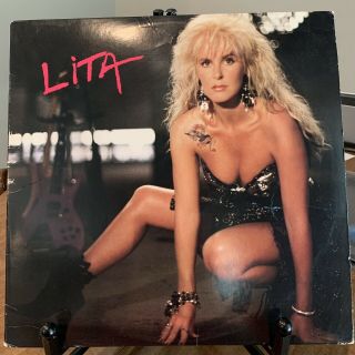 Lita Ford Lita Vinyl Lp 1988 Rca 1st Press Kiss Me Deadly Close My Eyes Forever