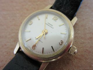 Vintage Girard Perregaux Gyromatic 10k Gold Filled Ladies Wrist Watch,  Swiss