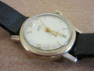 Vintage Girard Perregaux Gyromatic 10K gold filled ladies wrist watch,  Swiss 3
