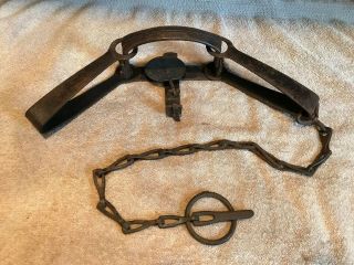 Vintage Hector 3 Ps&w Co Double Long Spring Trap Trapping Victor Newhouse