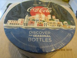 Coca Cola Collectable Drink Coaster Greece Limited Edition Dodekanese Rare