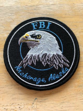 Fbi Anchorage Alaska Police Patch Bald Eagle Vicki White Enterprises Vhtf Rare