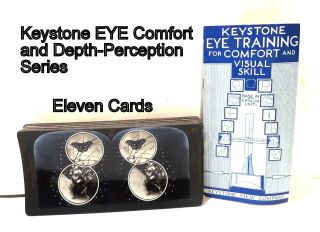 Antique Stereo View Cards By Keystone,  Eye Comfort,  Depth Perception Series,  11