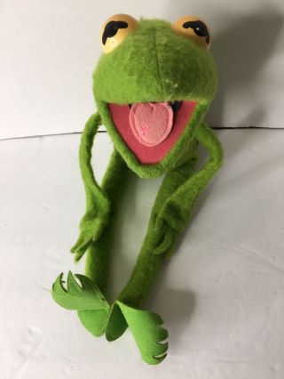 Fisher Price Kermit The Frog 850 Vintage 1976 Jim Henson Muppet Doll Plush 17 "