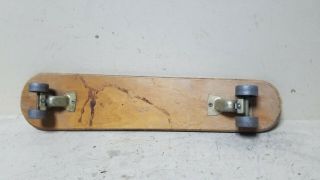 VINTAGE Wood Zipees Skateboard 60s All Pro Sidewalk Surf Board 27 
