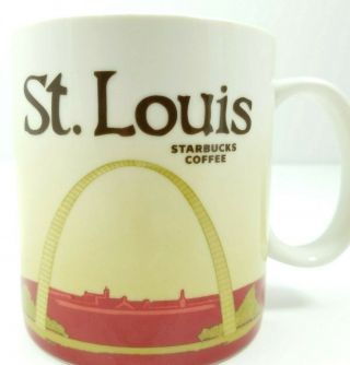Starbucks Collector Series St Louis Missouri Mug Coffee Cup Tea City 2011 16 Oz