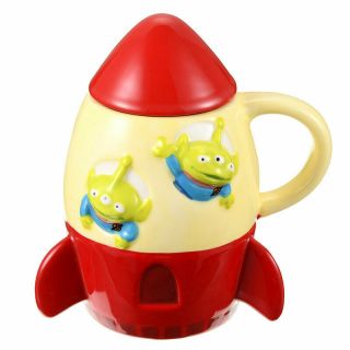 Disney Toy Story Little Green Men Alien Rocket Mug Cup Cafe Cup Japan