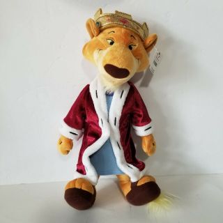 Disney Prince John Plush Doll Toy From Robin Hood Disney Store 15 " With Tags