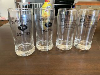 Jack Daniels Tennessee Squire Glasses Set Of 4