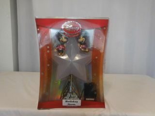 The Disney Store 2008 Mickey & Minnie Mouse Christmas Tree Topper
