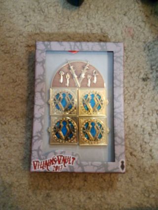 Villains Vault Cabinet Pin Set 2017 Disney Frollo Cruella Tremaine Scar Le 150