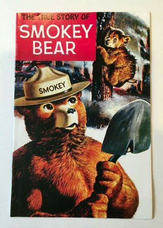 Vintage Smokey The Bear Forest Service Comic Book 1969 The True Story Rare
