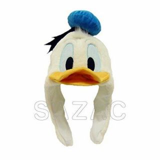 Sazac Kigurumi Cap Disney Donald Duck Cosplay Costume Party Plush Kawaii