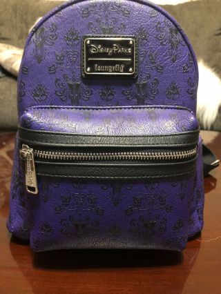 Disney Loungefly Mini Backpack Haunted Mansion