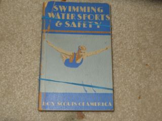 Boy Scout Bsa Swimming Water Sports And Safety Lifeguard Lifesaving Mb Book