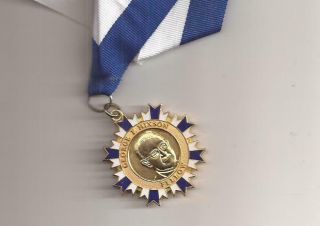 Kiwanis George F.  Hixson Fellow Medallion Necklace Pendant Medal