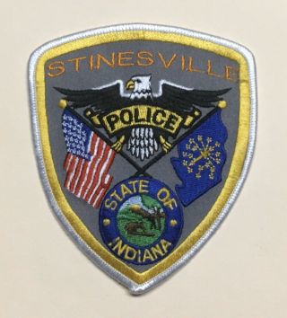 Stinesville Indiana Police Marshal In Shoulder Patch