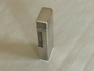 Vintage Sterling Silver Plated Dunhill Lighter - Sparks Great & Lid Has Ping 3
