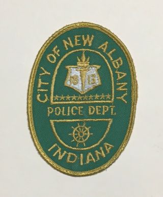 Albany Indiana Police Vintage Ind Shoulder Patch