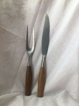 Mid Century Dansk J Ford Designs Large Knife And Fork Carving Set