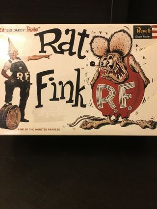 Rat Fink Model Kit - Revell - Near - Ed Big Daddy Roth - Wierdo - S