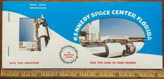 Vintage Nasa Kennedy Space Center Florida Postcards Apollo Program Shuttle