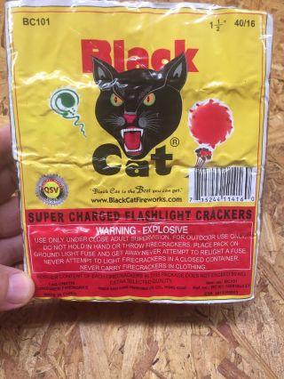 Black Cat.  Firecracker Label 40 - 16 (40label Packs Of 16) Pre Ebay Rules
