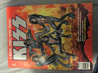 Marvel Special Kiss Edition Near Comic Book Vol.  1 No.  1 1977