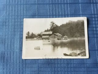 Old Mill Dam Potters Mills Pa Postmarked 1911postcard