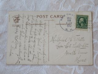 Vintage Christmas Postcard,  A Merry Christmas,  Ellen H.  Clapsaddle Signed,  1912 3