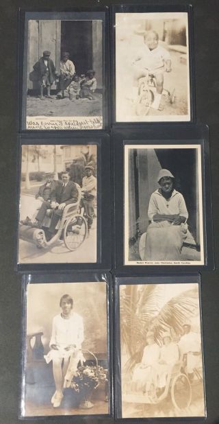 Rppc Black Americana Post Cards 1907,