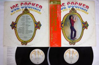 Joe Cocker Mad Dogs & Englishmen A&m Amp - 5001,  2 Japan Obi Vinyl 2lp
