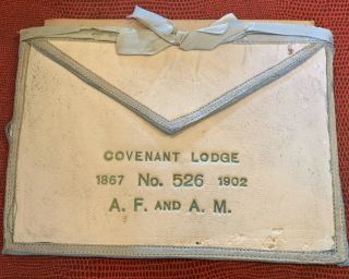 1902 Masonic Temple Lodge 526 - Chicago 35th Anniversary Invitation/program