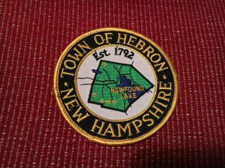 Hebron Hampshire Police Patch