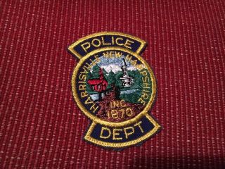 Harrisville Hampshire Police Patch