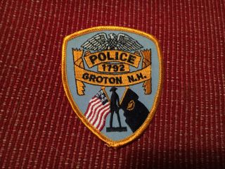 Groton Hampshire Police Patch