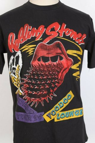 Vintage 1994 The Rolling Stones Voodoo Lounge Rock Tour T - Shirt Mens Size Xl