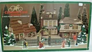 Dept 56 Dickens Village Christmas Carol Revisited – Set Of 21 - 58319