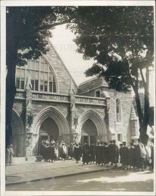 1930 Press Photo Bryn Mawr Pa Bryn Mawr College Commencement Exercises