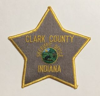 Clark County Indiana Sheriff Police In Shoulder Patch - Live Pd Authentic