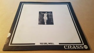 Crass Yes Sir,  I Will Vinyl Lp - 1983 / Rock / Punk / Ex,