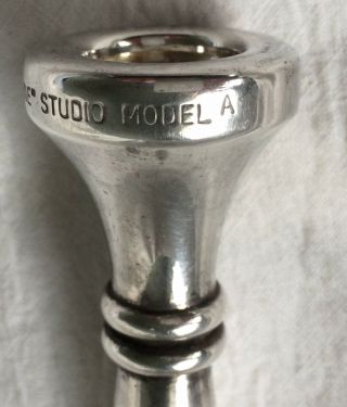 Early Vintage “jet - Tone” Studio Model A Trumpet Mouthpiece Mouth Piece