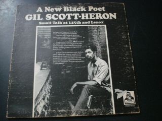 Gil Scott - Heron A Black Poet Small Talk At 125th And Lenox Lp