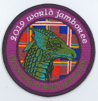 2019 World Scout Jamboree Friendship Tartan Games Ist / Eis Staff Scouts Patch