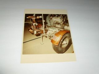 Old 8/2/72 Nasa Apollo 17 Lunar Rover Vehicle Inspection A Kodak Color Photo 34