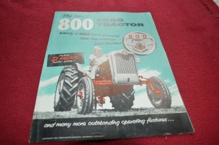 Ford 800 Tractor For 1954 Dealer 