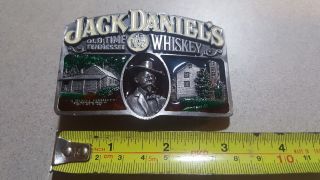 Vintage 1989 Bergamot Jack Daniels Old Time Tennessee Whiskey Belt Buckle